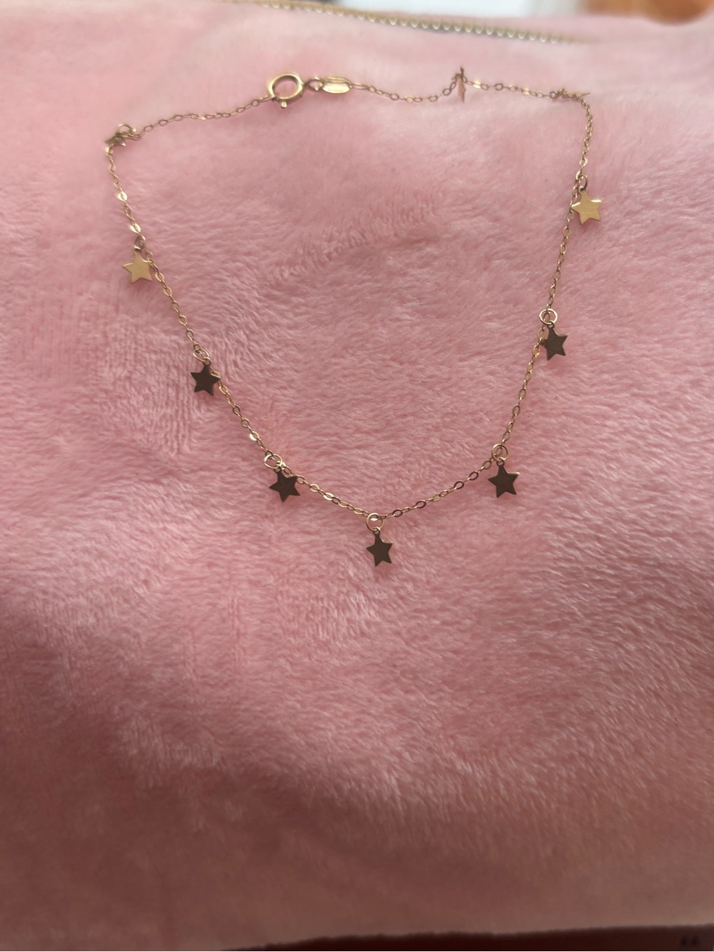 Bracelet 14 k Gold Star Charm  - Delicate Women's Jewelry